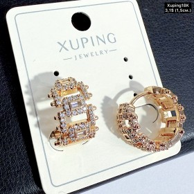 Сережки Xuping18К 20368 (1,5см)